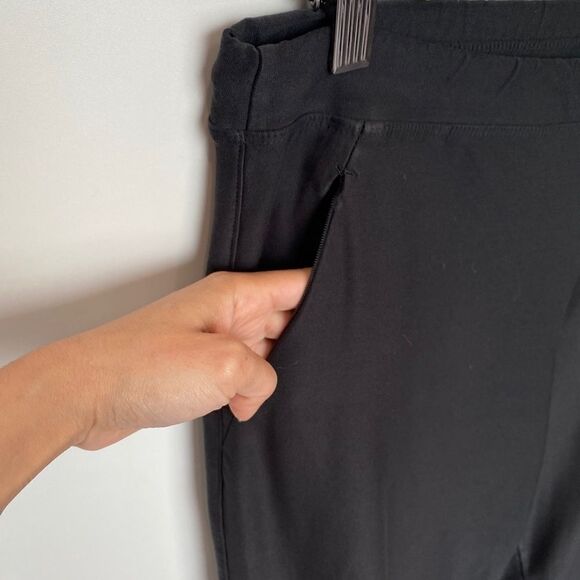 Lucy Black Mid Weight Wide Leg Pants Verstile - Picture 3 of 8